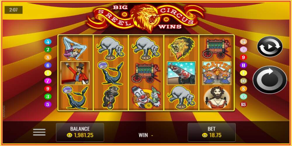 Игровой слот 5 Reel Circus