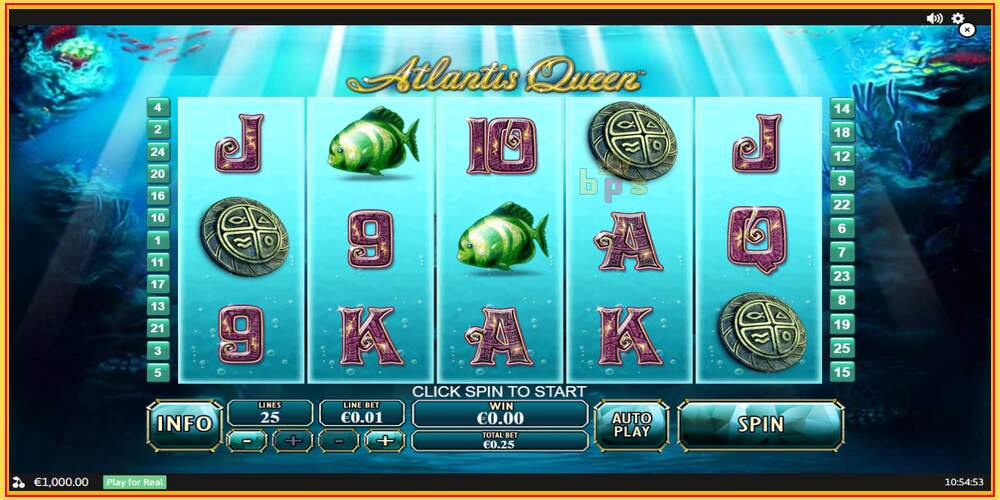 Игровой слот Atlantis Queen