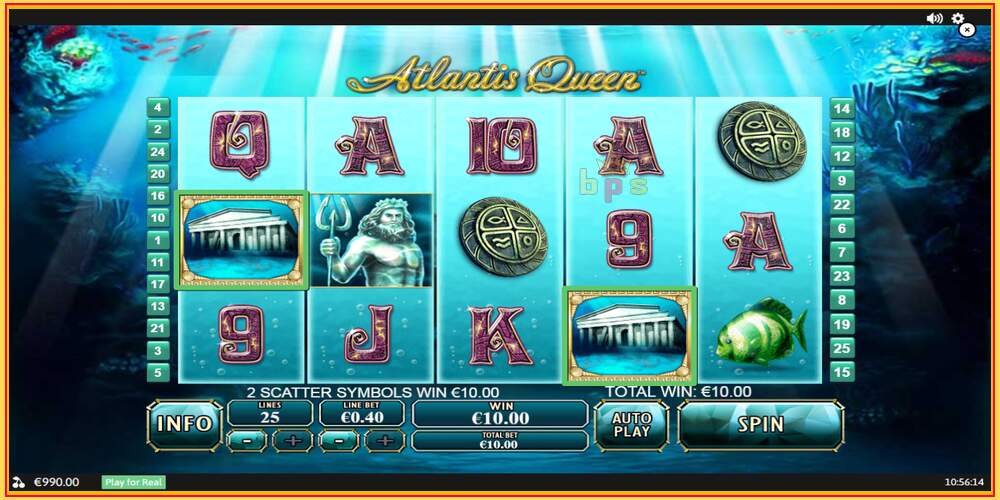 Игровой слот Atlantis Queen