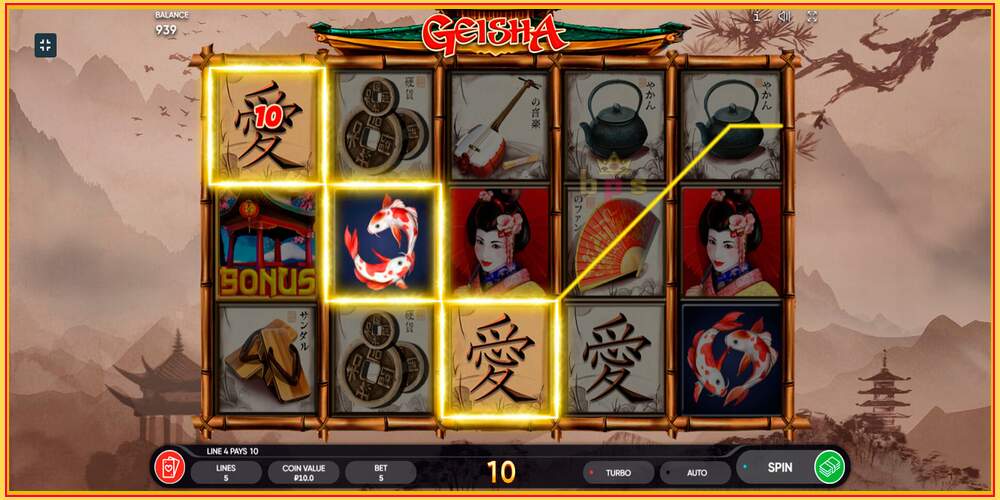 Игровой слот Geisha