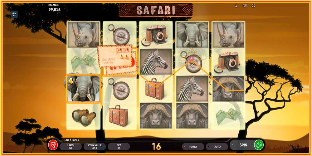 Игровой слот Safari