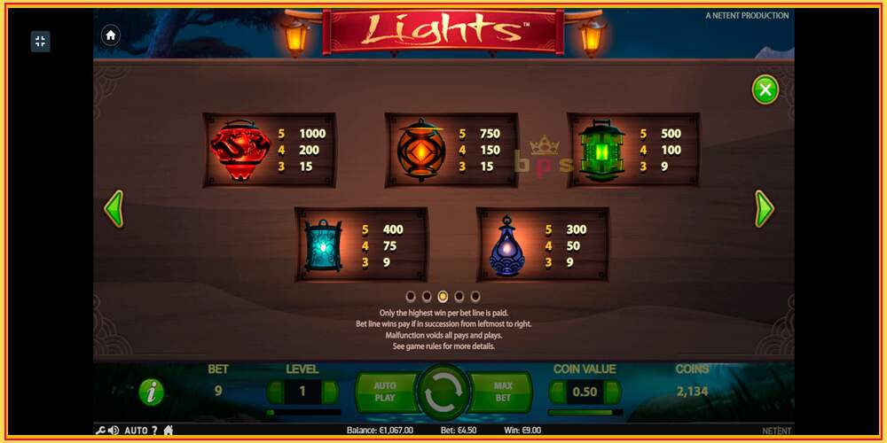 Игровой слот Lights