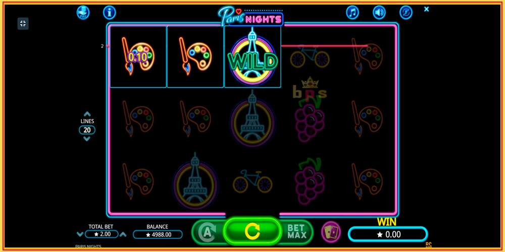 Игровой слот Paris Nights