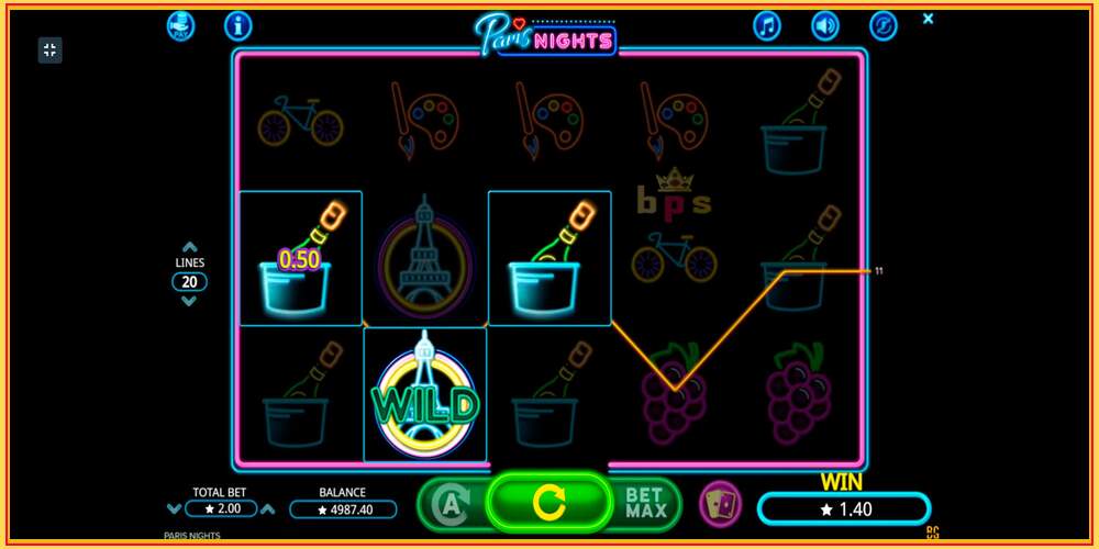 Игровой слот Paris Nights