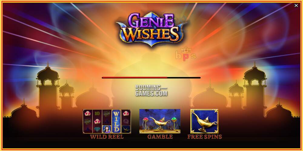 Игровой слот Genie Wishes