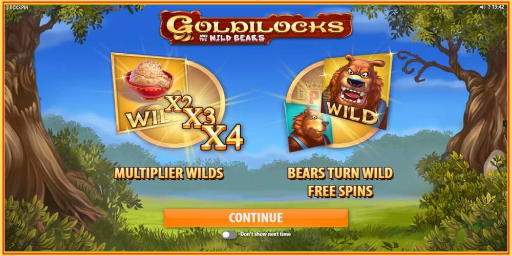 Oyun yuvası Goldilocks and the Wild Bears