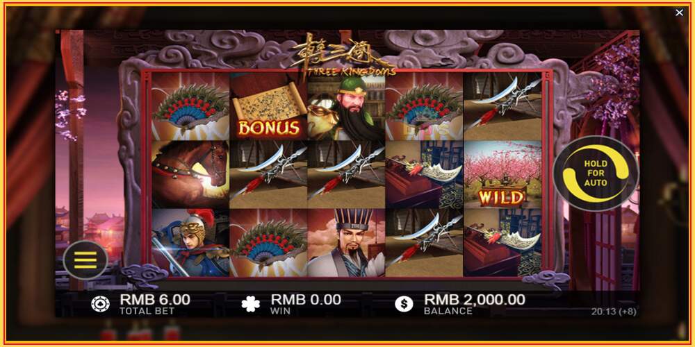 Игровой слот Three Kingdoms