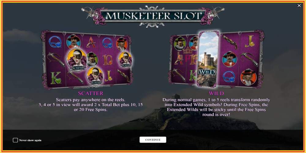 Игровой слот Musketeer Slot