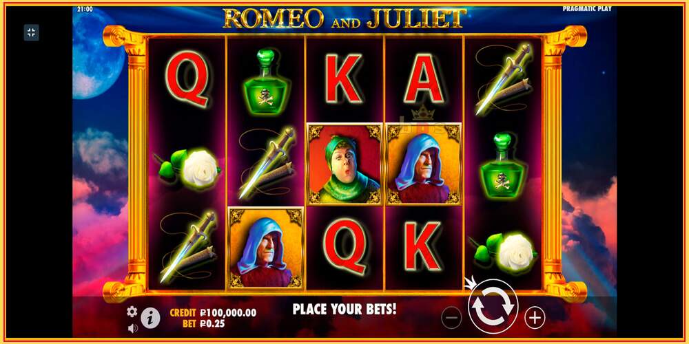 Игровой слот Romeo and Juliet