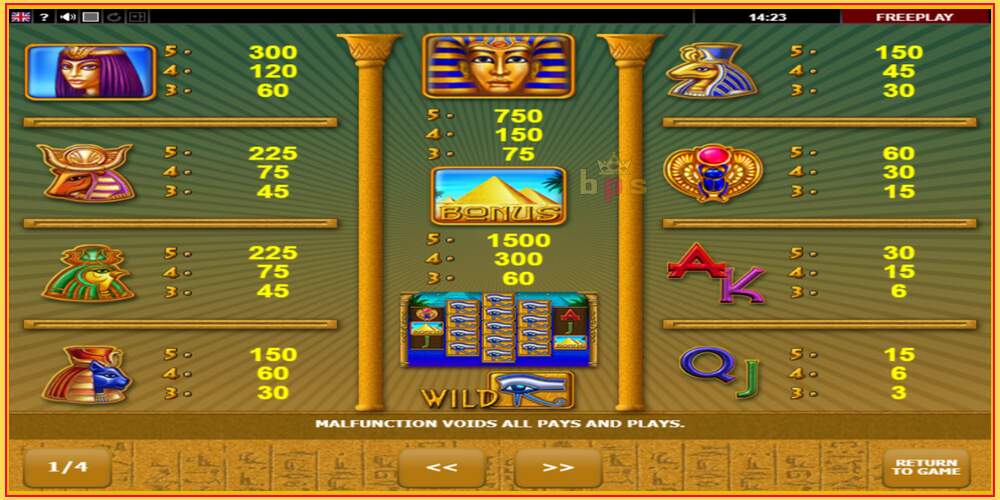 Game slot Eye of Ra