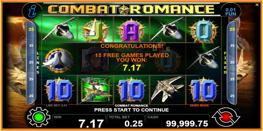 Игровой слот Combat Romance