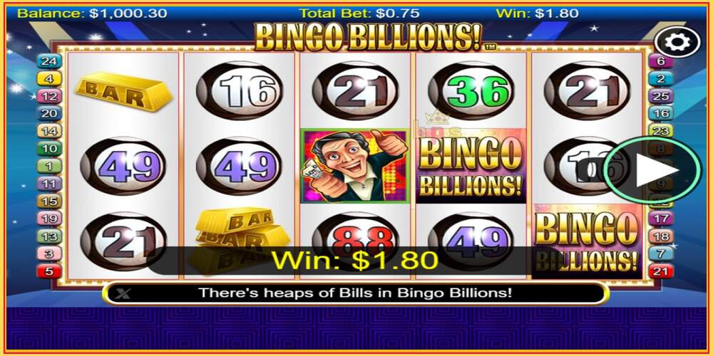 Oyun yuvası Bingo Billions