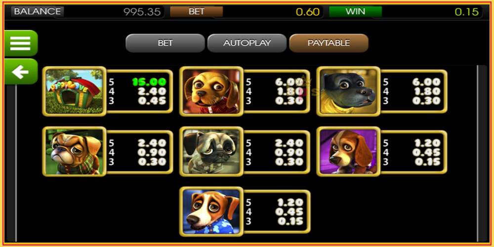 Spelslot Puppy Love