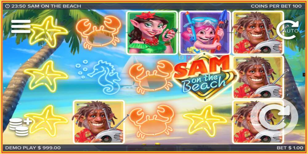 Игровой слот Sam on the Beach