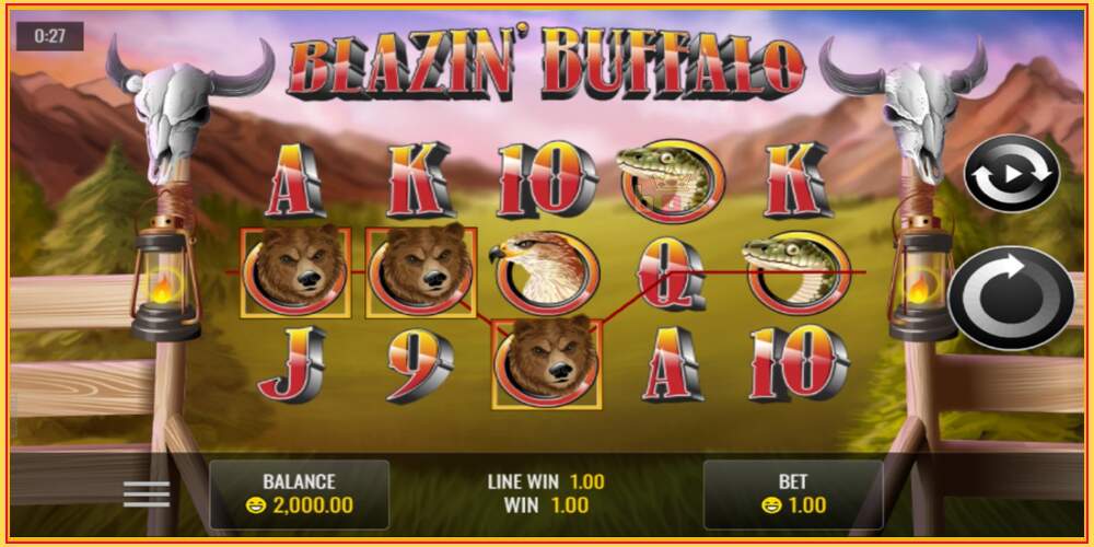 Игровой слот Blazin’ Buffalo