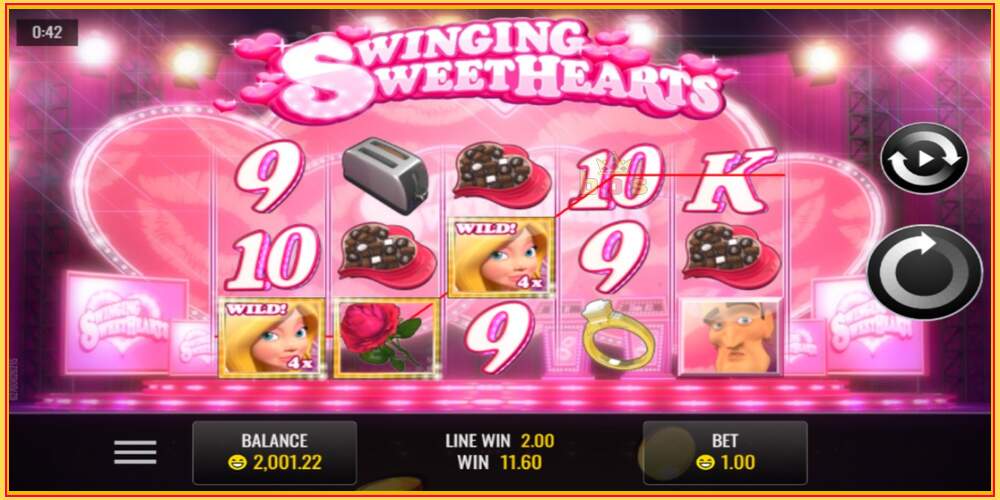 Игровой слот Swinging Sweethearts