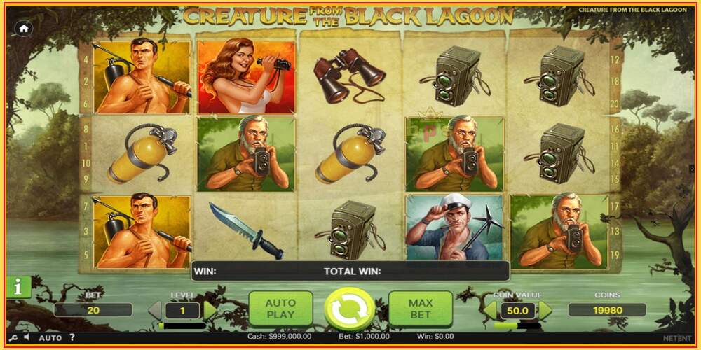 Игровой слот Creature From The Black Lagoon