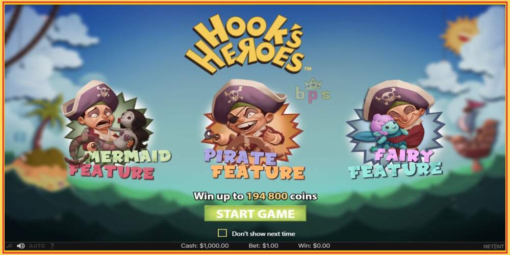 Игровой слот Hook’s Heroes