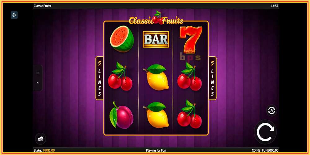 Игровой слот Classic Fruit