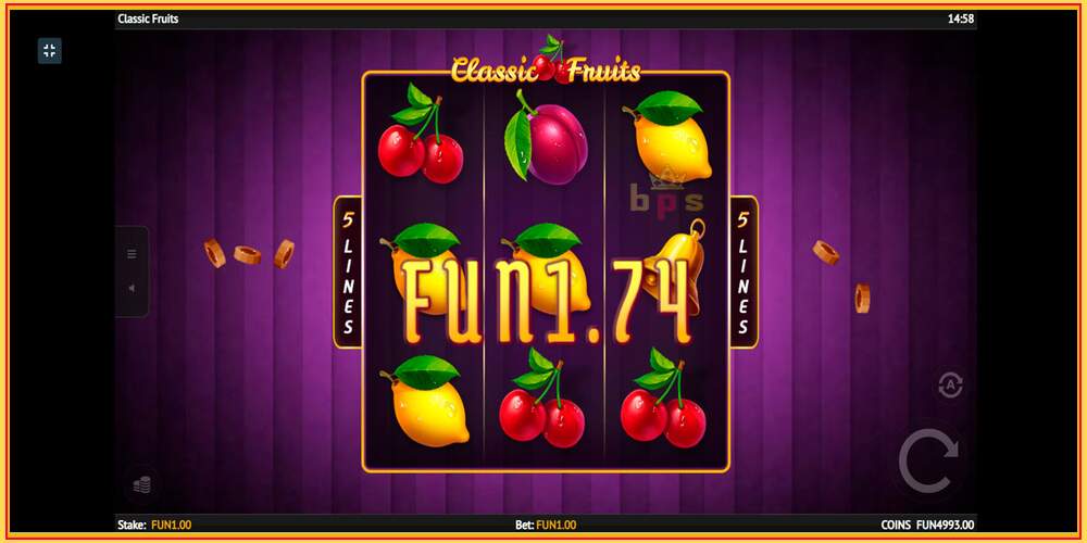 Игровой слот Classic Fruit