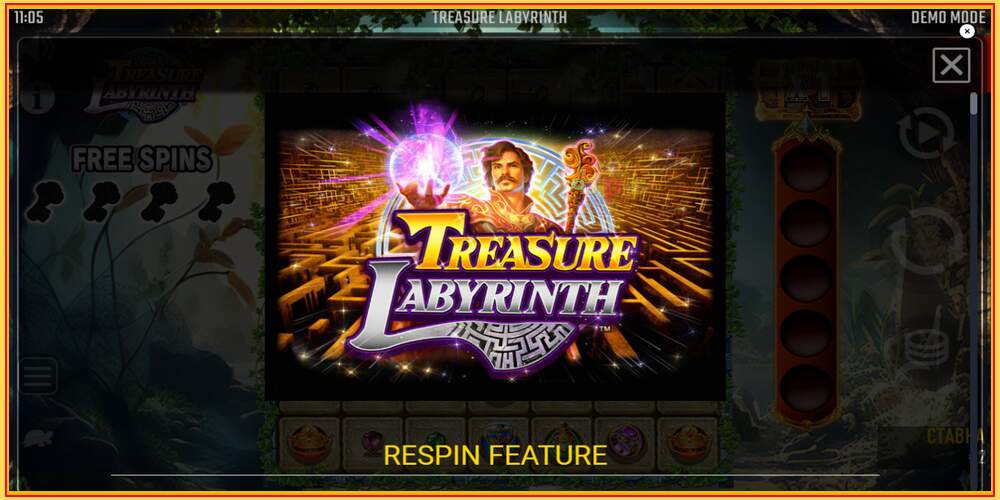 Khe trò chơi Treasure Labyrinth