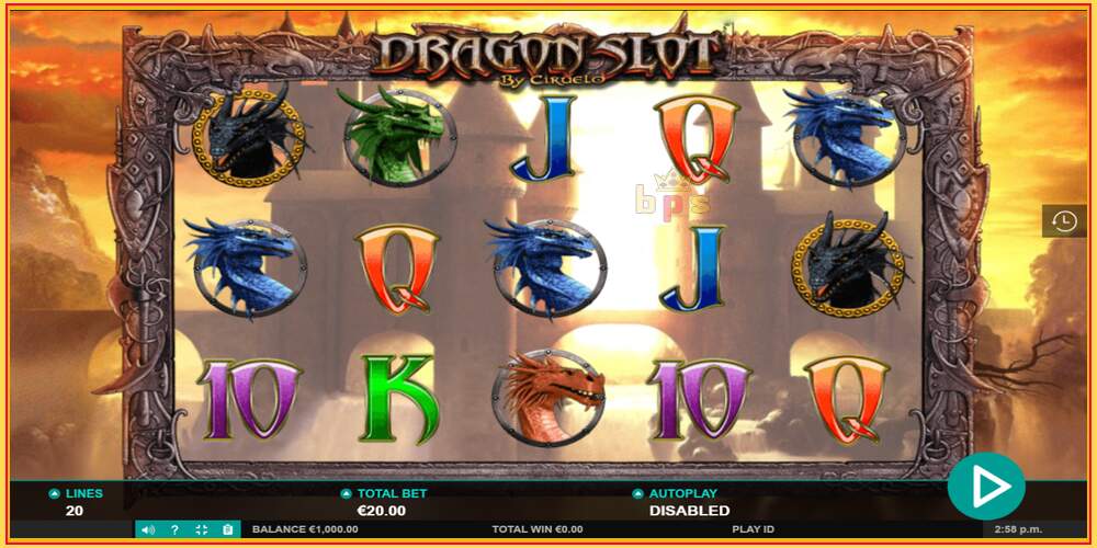 Игровой слот Dragon Slot