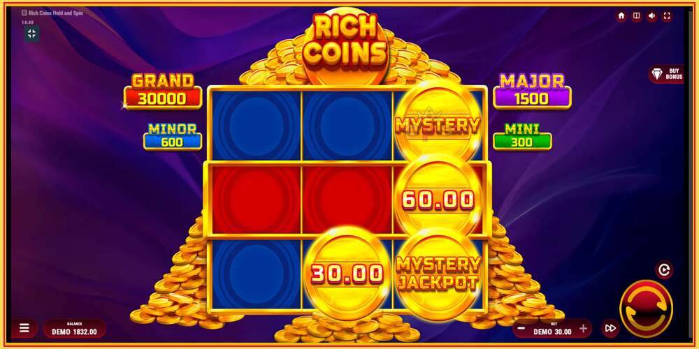 Игровой слот Rich Coins Hold and Spin