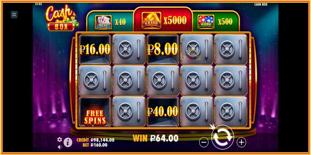 Game slot Cash Box