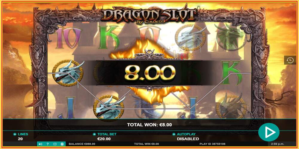 Игровой слот Dragon Slot