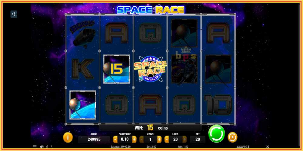 Игровой слот Space Race