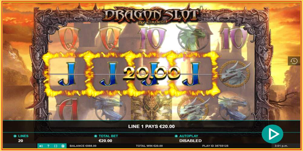 Игровой слот Dragon Slot