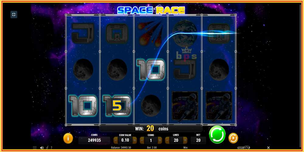 Игровой слот Space Race