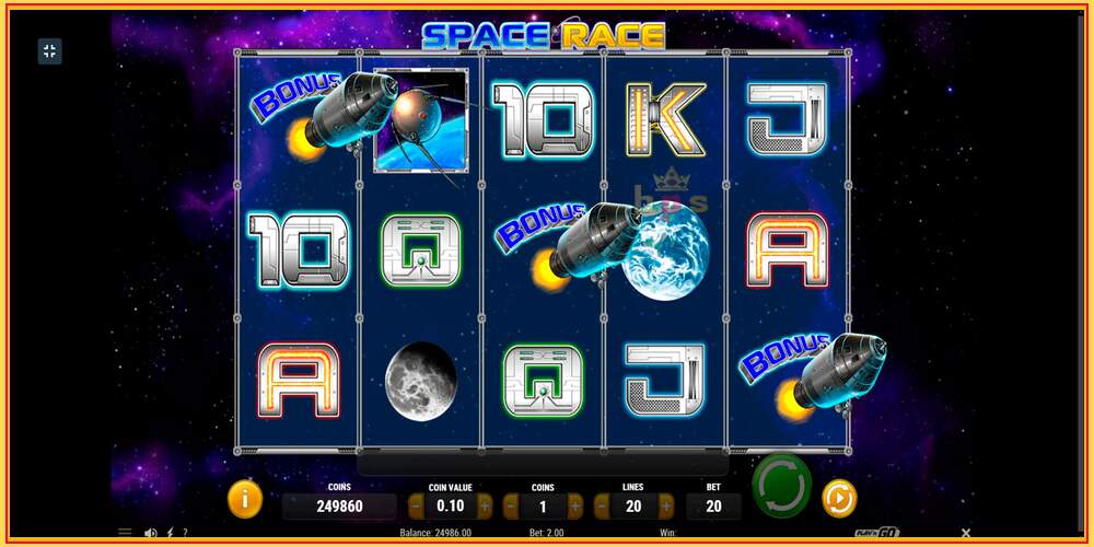 Игровой слот Space Race