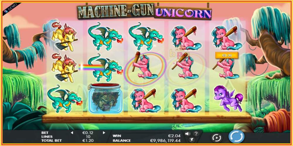 Gniazdo do gry Machine Gun Unicorn