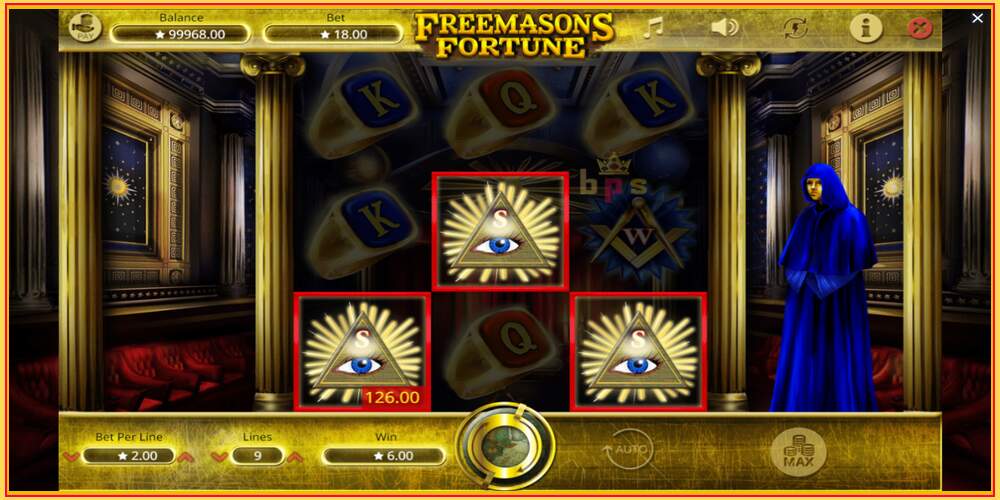 Gniazdo do gry Freemasons Fortune