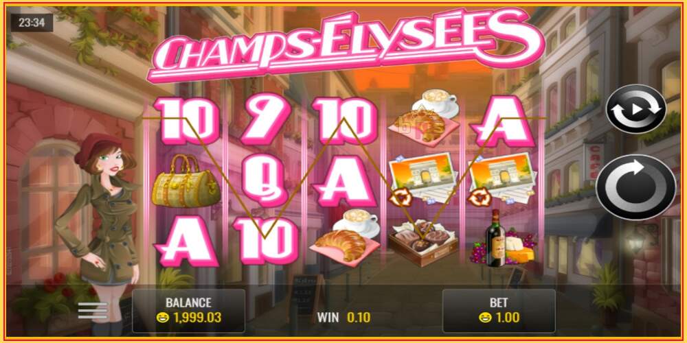 Игровой слот Champs-Elysees