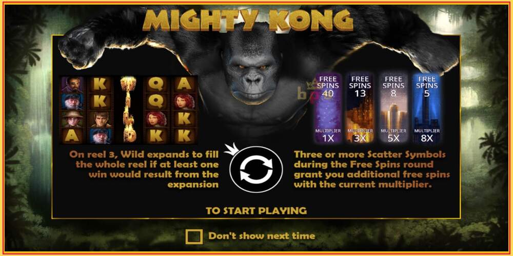 Игровой слот Mighty Kong