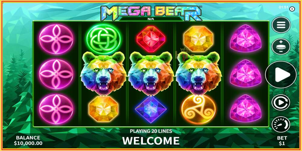 Игровой слот Mega Bear