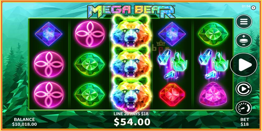 Игровой слот Mega Bear