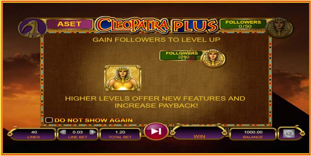 Игровой слот Cleopatra Plus