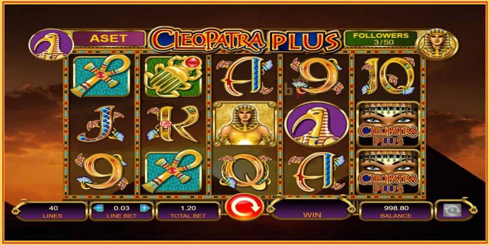 Игровой слот Cleopatra Plus