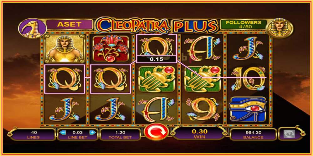 Игровой слот Cleopatra Plus