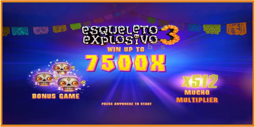 Игровой слот Esqueleto Explosivo 3