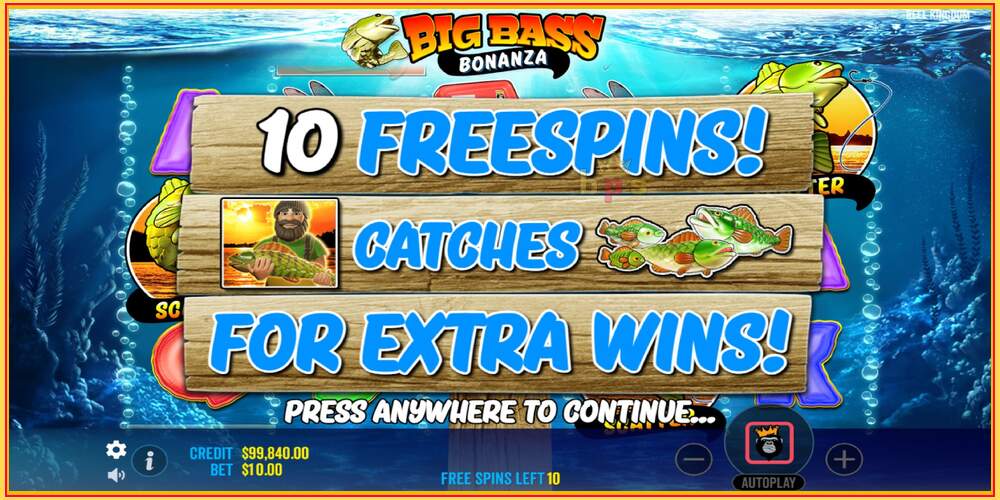 Игровой слот Big Bass Bonanza