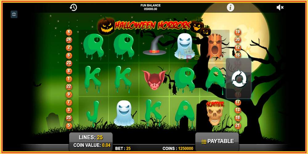 Игровой слот Halloween Horrors