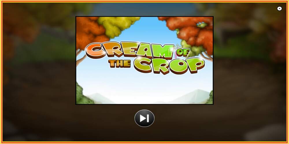 Игровой слот Cream of the Crop