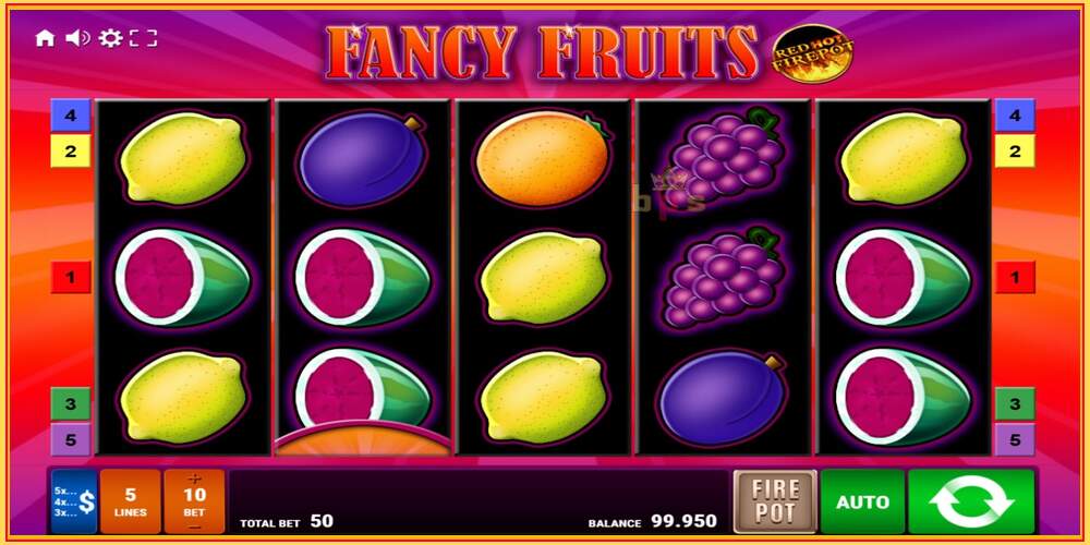 Игровой слот Fancy Fruits Red Hot Firepot