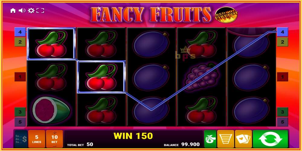 Игровой слот Fancy Fruits Red Hot Firepot