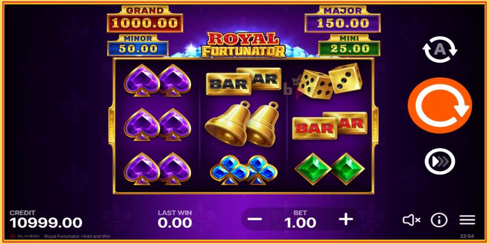 Игровой слот Royal Fortunator: Hold and Win