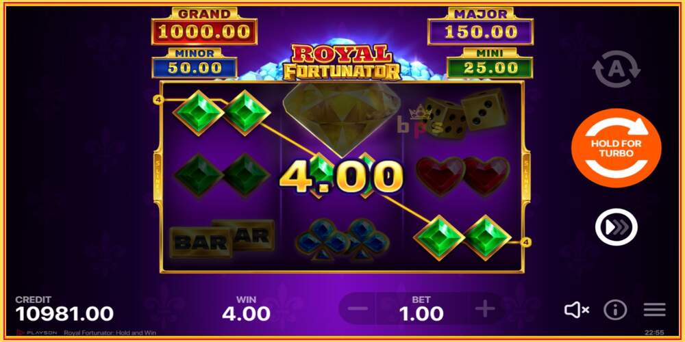 Игровой слот Royal Fortunator: Hold and Win